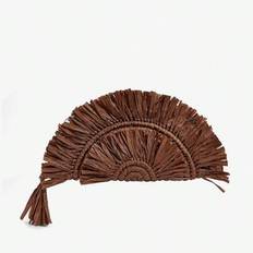 Dam, Damkuvertväska, Stråväska, Tofs, Modern, Elegant, Enkel, Personlig, För Strand, Semester, Helgdag, Sommar, Kust - Brun (En-Storlek)