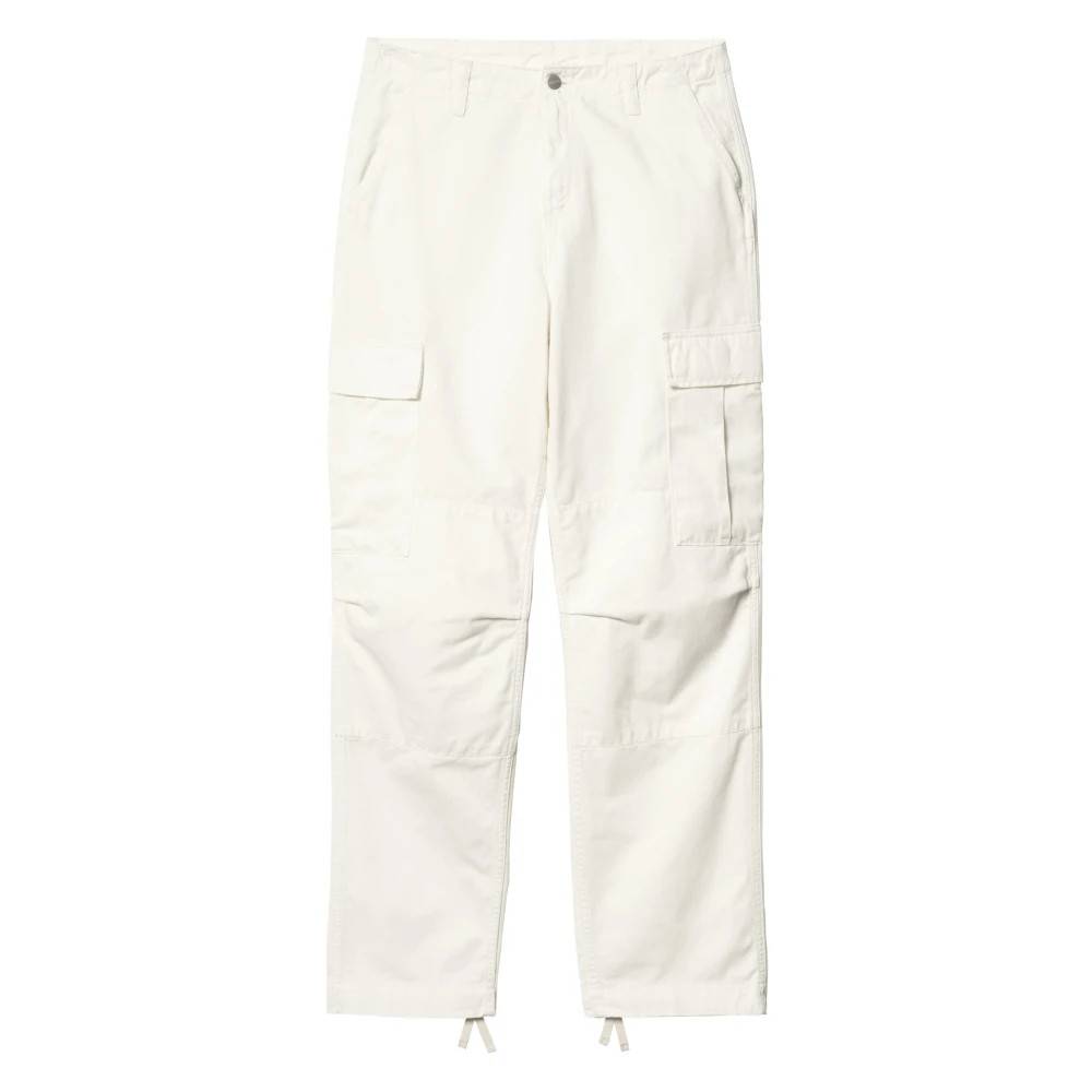 Carhartt Wip Cargo Bukser med Sidelommer - Bukser - Herre - Hvid - W32 - Bomuld