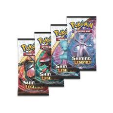 Booster Pack artwork set, full (4 stk.) fra S&M Shining Legends