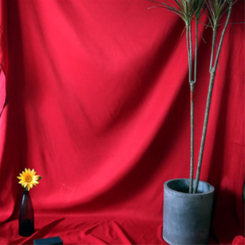 Rød Foto Baggrund 300x300 cm i Stof.