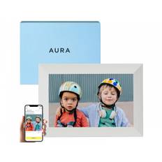 Aura Carver WiFi-Connected Picture Frame 10.1" (Sea Salt White Finish)