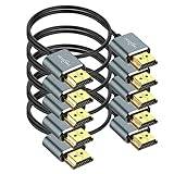 Twozoh Slim 4K HDMI Cable 5M 5Pack, Ultra Thin and Flexible Thin HDMI to HDMI 2.0 Cord Supports 4K/60HZ 18gbps Laptop, Screen, PS5, PS4, Xbox One, Fire TV