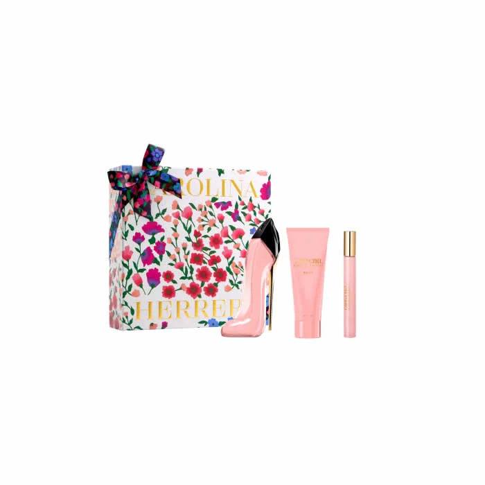 Carolina Herrera Good Girl Blush Eau De Parfum Spray 80ml Set 3 Pieces