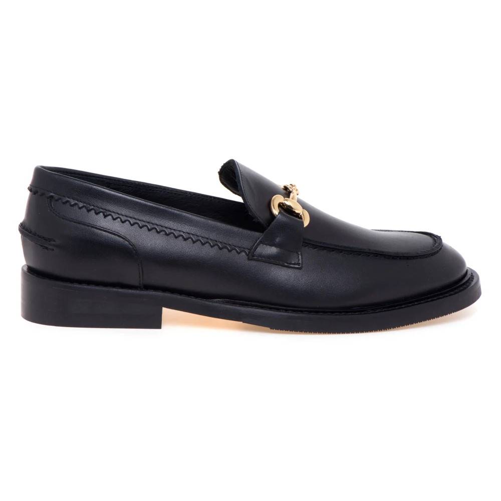 Anna F. - Mocassins med spänne Skor - Dam - 37 EU - Läder