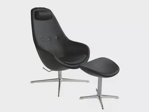 Kokon lænestol i læder - Variér Furniture