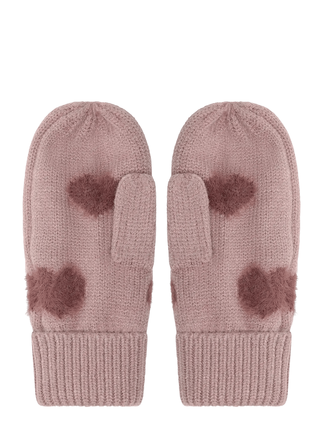 MINYMO Knitted Mittens Soft Teddy | Pink | 8-10Y