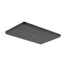 Hansgrohe Raindance Alive Q hovedbruser, 34,3x21,4 cm, vandsparende, børstet sort krom