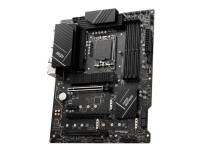 MSI PRO Z790-P WIFI - Moderkort - ATX - LGA1700-uttag - Z790 Chipuppsättning - USB-C Gen 2x2, USB 3.2 Gen 2, USB 3.2 Gen 1, USB-C Gen2 - 2.5 Gigabit LAN, Wi-Fi 6, Bluetooth - inbyggda grafiken (CPU krävs) - HD-ljud (8 kanaler)