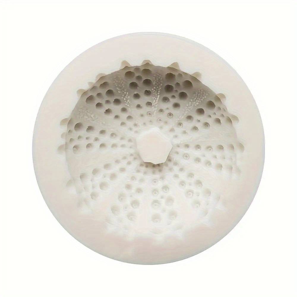 TEMU Sea Candle Gypsum Silicone Mold - Round, Ocean-themed Decorative Resin Casting And Home Decoration, Decorative Mold| Design|detailed Texture, Candle Holder Supplies