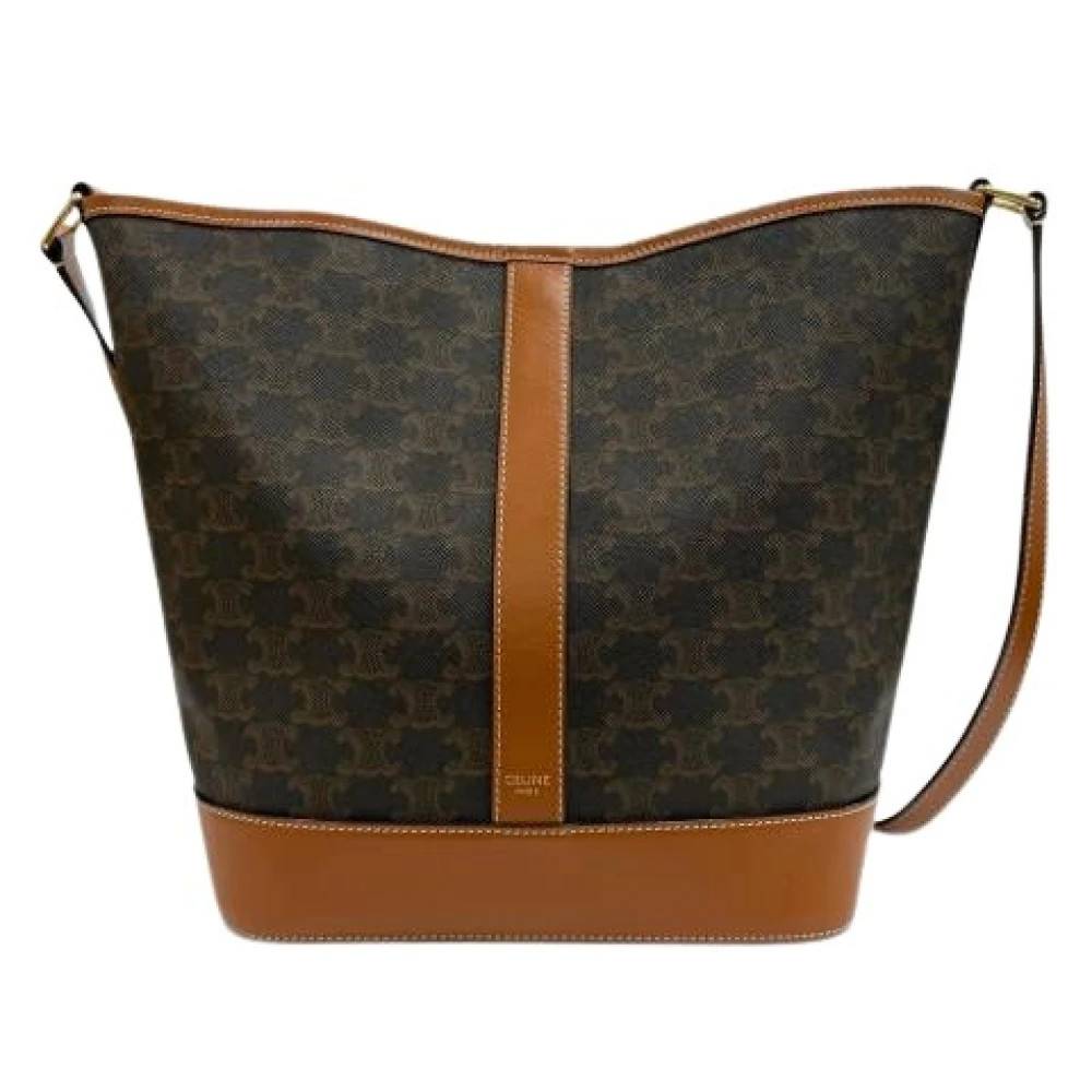 Celine Vintage Pre-owned Laeder celine-tasker - Vintage - Dame - Brun - ONE SIZE -