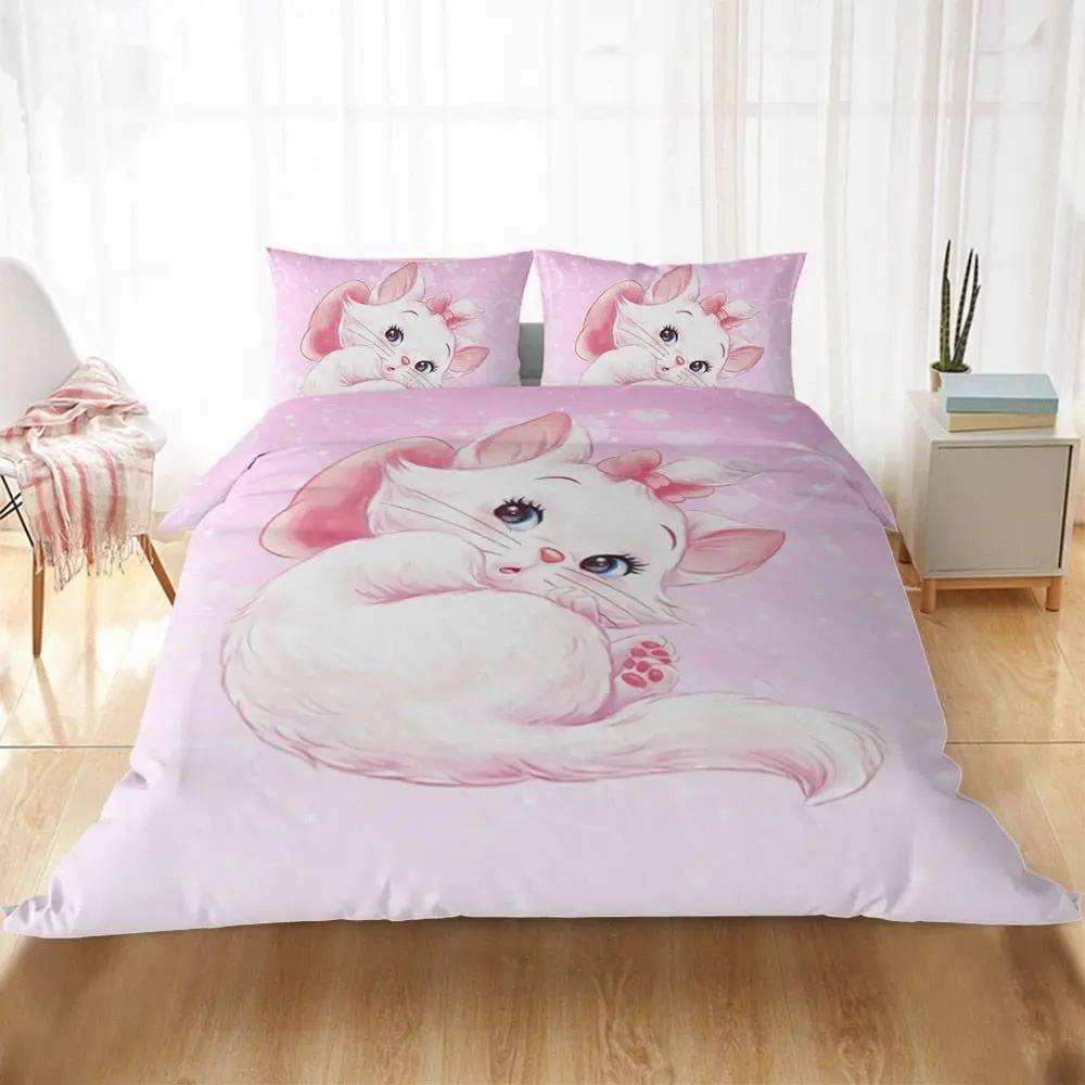 Påslakan Marie Aristocats Rosa, 210 x 210 cm