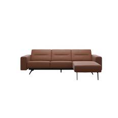 Stressless Stella sofa 2 pers.med chaiselong L272cm. - New Cognac Paloma læder