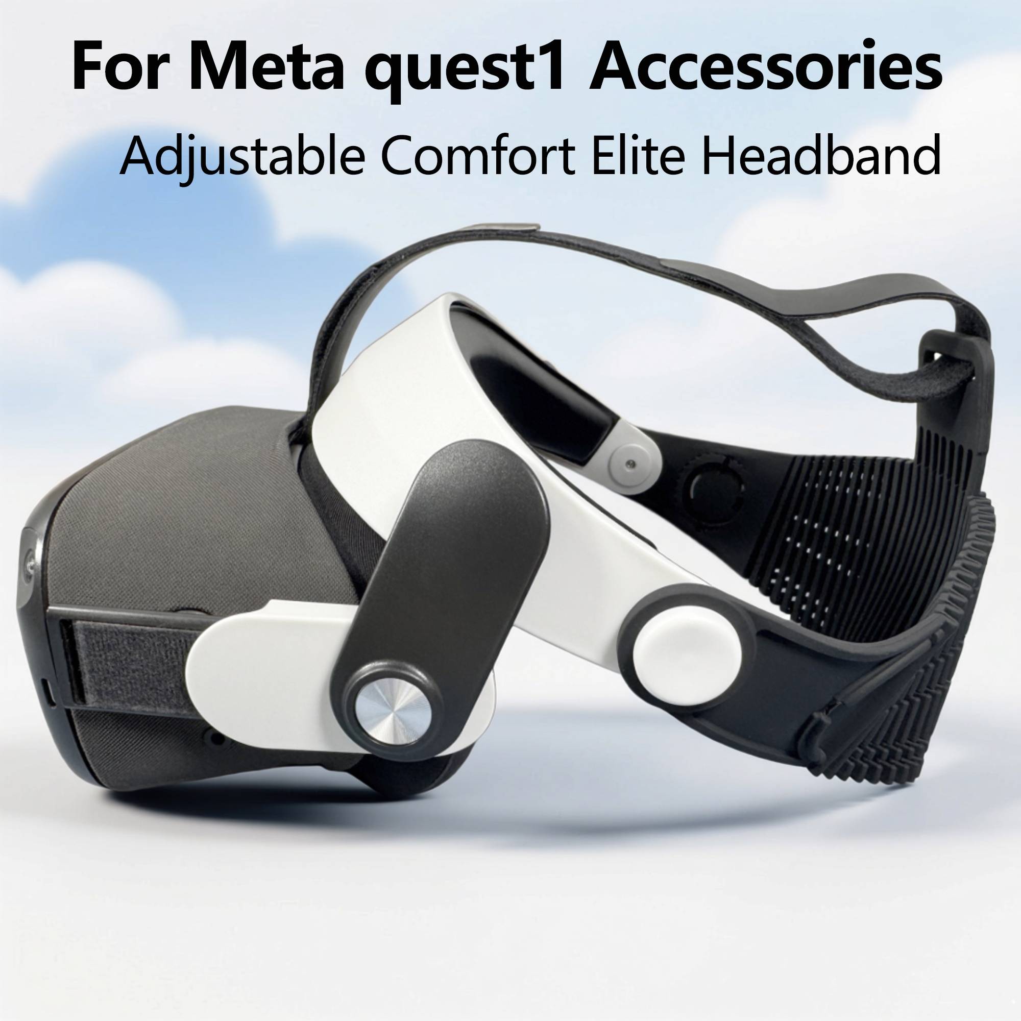 Suitable for Meta Quest 1 Elite Head Strap Accessory, Adjustable for Comfort and Weight Reduction, Not Suitable for Quest 2/3/3S