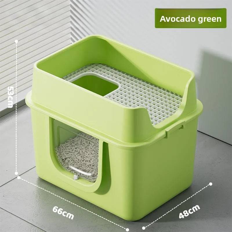 Top Entry Self-Cleaning Cat Litter Box with Odour Control & Anti-Splash Drawer - style4