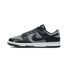Nike Dunk Low Black Cool Grey Volt Mini Swoosh - EU 47.5