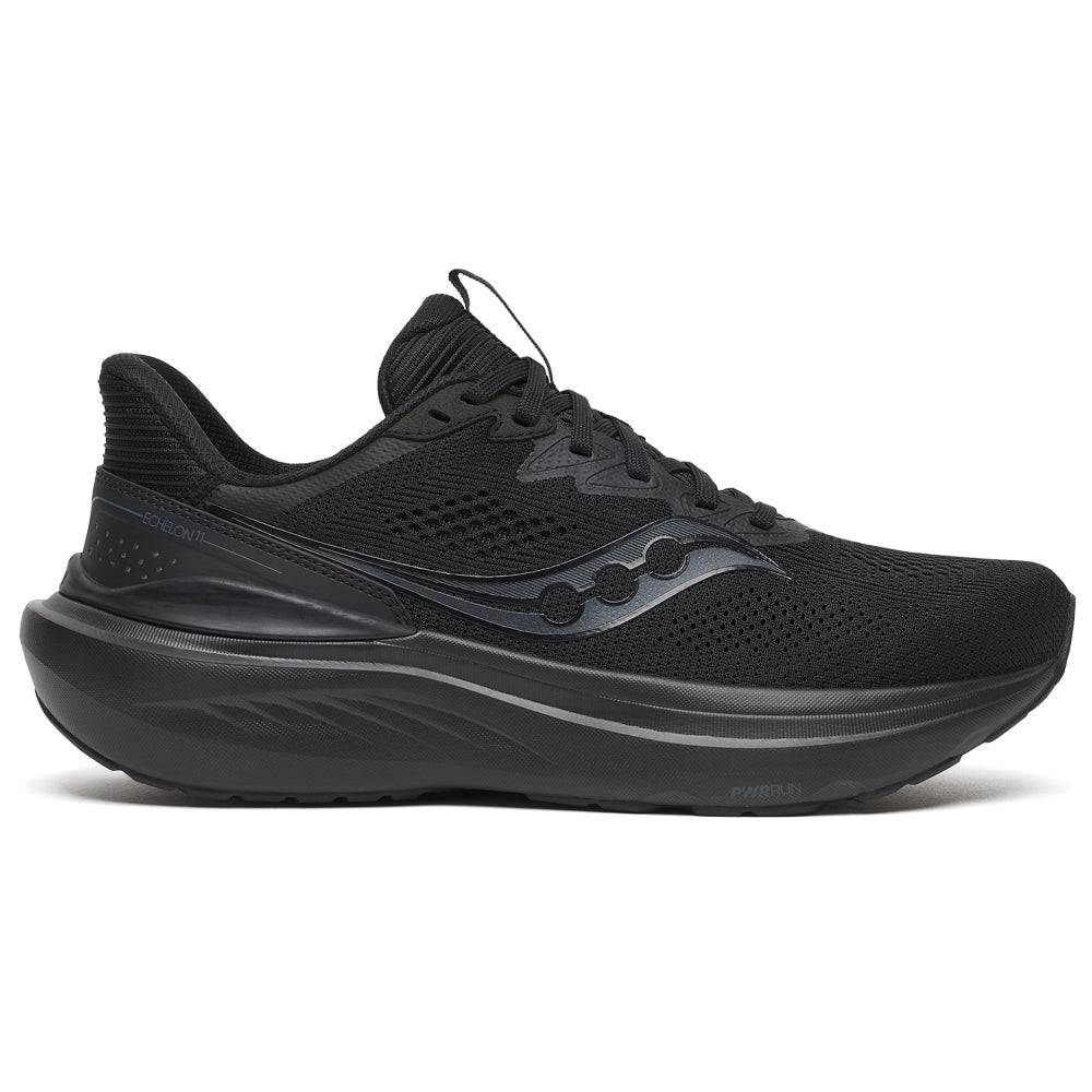Saucony Echelon 11 Løbesko Herre Bred Triple Black - 41