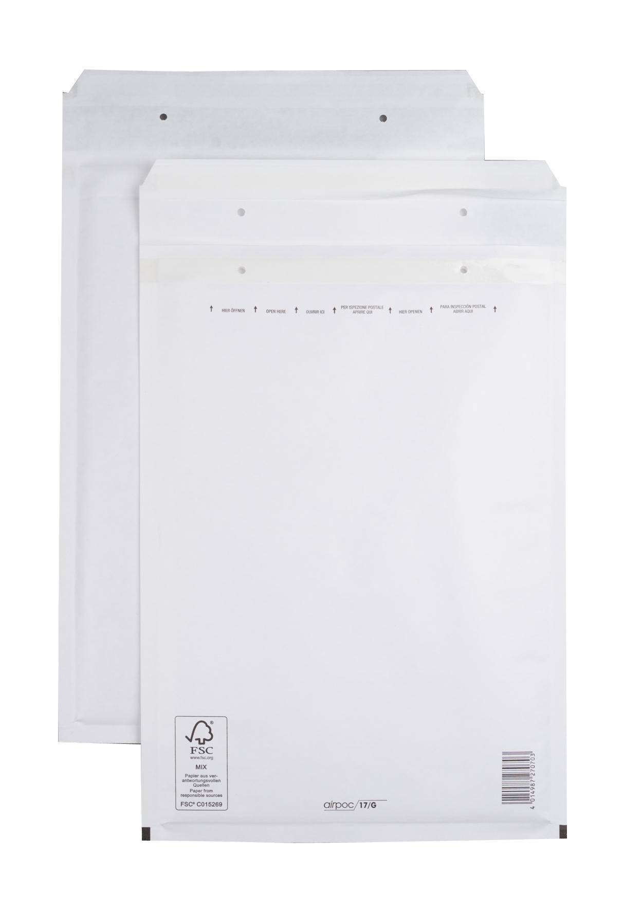 Bubbelpåse 150x215 mm vadderade kuvert NBP150215V