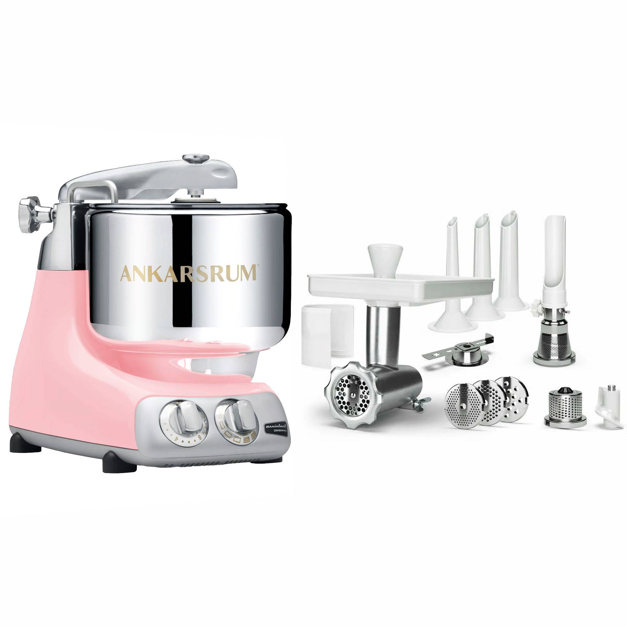 Ankarsrum Assistent Original AKM6230 Cloudy Pink + komplet kødslibemaskine