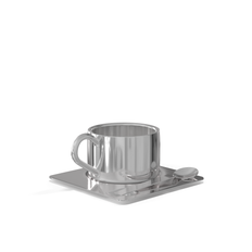 Kaffesæt Cappuccino TRIO rustfrit stål • NICHBA