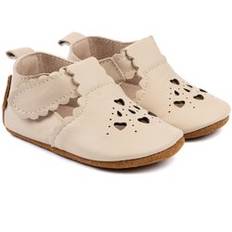 Prewalker Læder Sandal hjerte - WHITE SWAN 12-18 MDR.