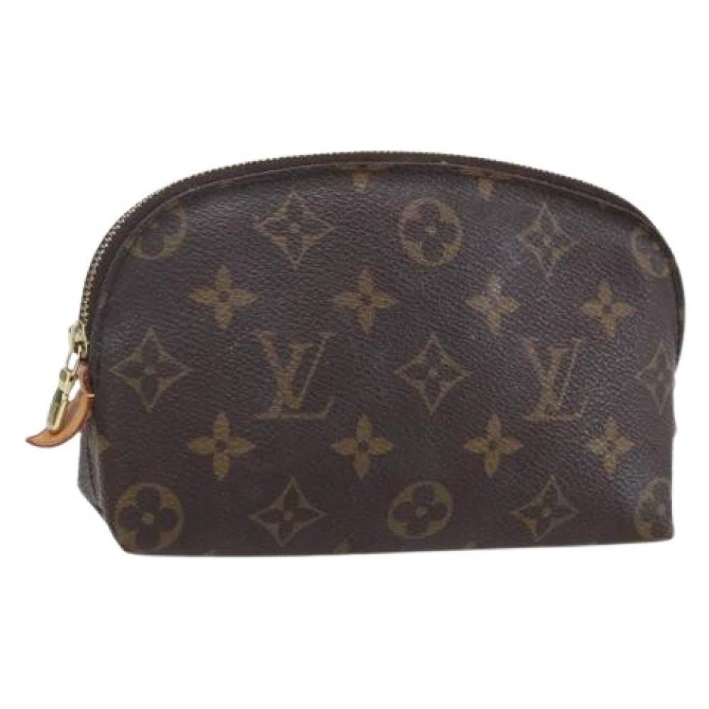 Louis Vuitton Vintage Pre-owned Canvas Clutch - Vintage - Dame - Brun - ONE SIZE - Tyl