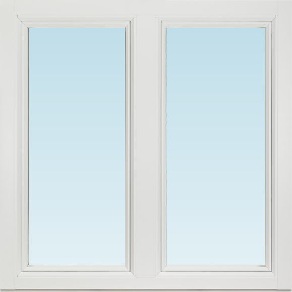 Svenska Fönster SF sidohängt fönster inåtgående 980x980mm 2-luft, insida trä utsida aluminium, 3-glas  (10x10)