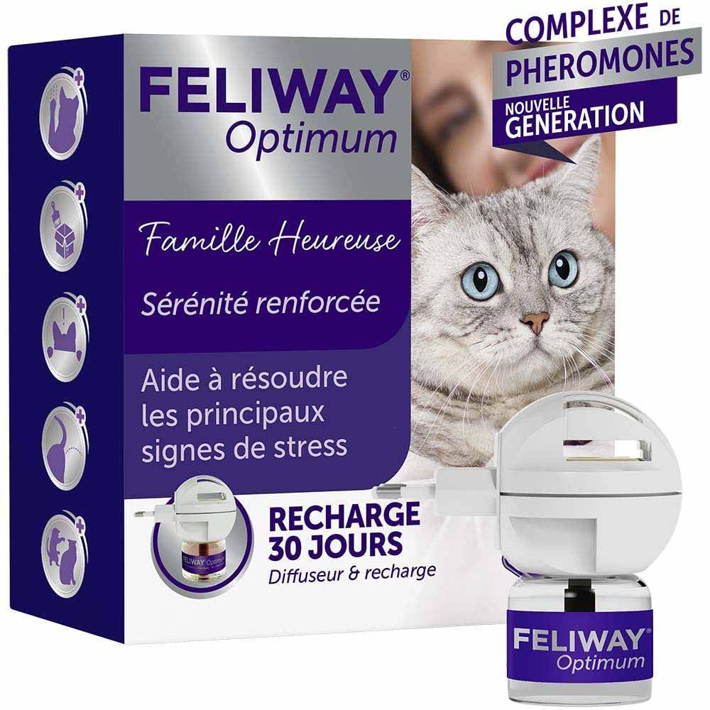 Feliway Optimum Diffusore Elettrico Serenità Rinforzata Gatto 48 ml — Diffusore ambiente