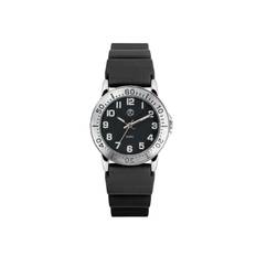 Jeweltime børne ur sort gummi, sort skive Ø30mm 2546-C - Ø30mm