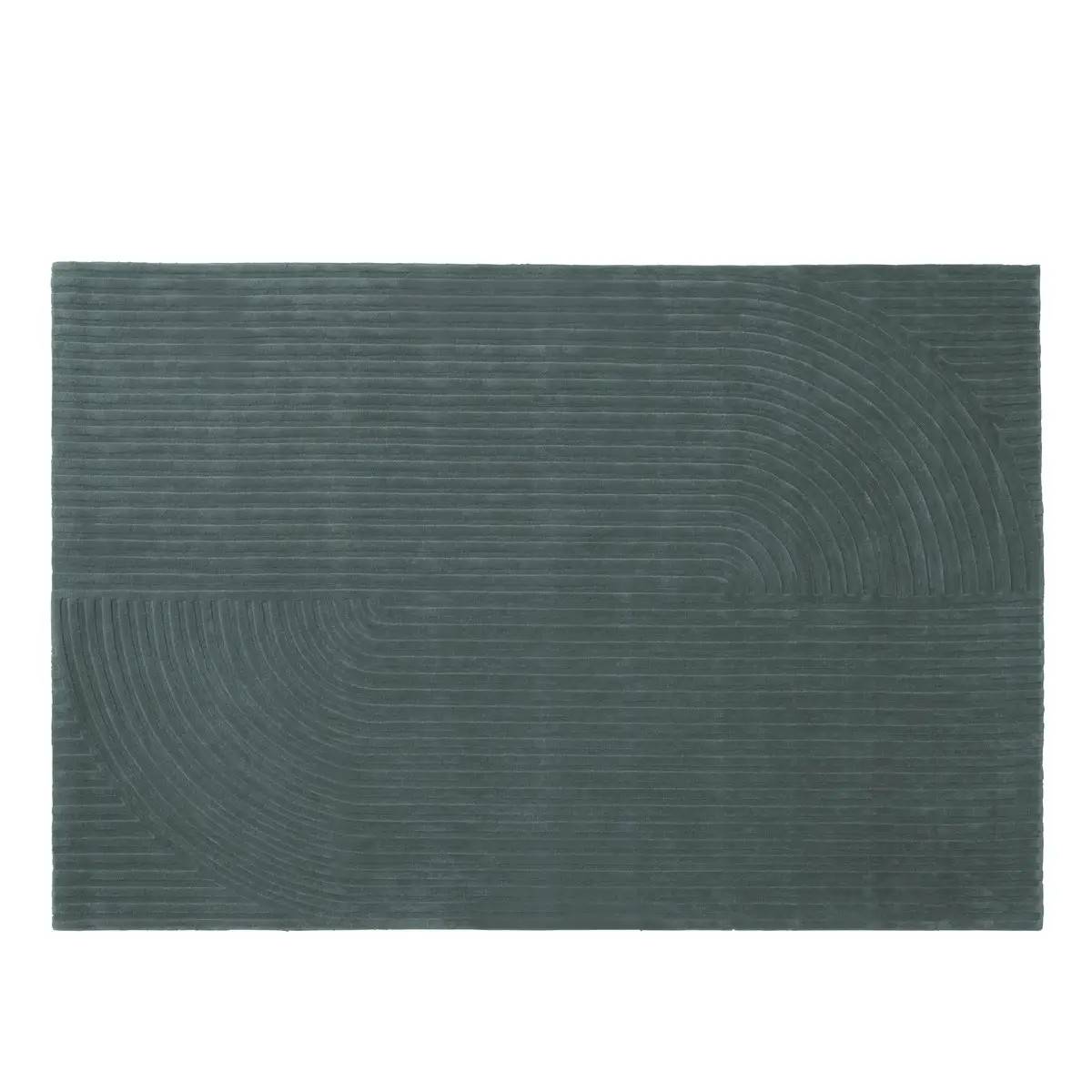 Muuto, Relevo tæppe Quattro - 200 x 300 cm - Dark Green