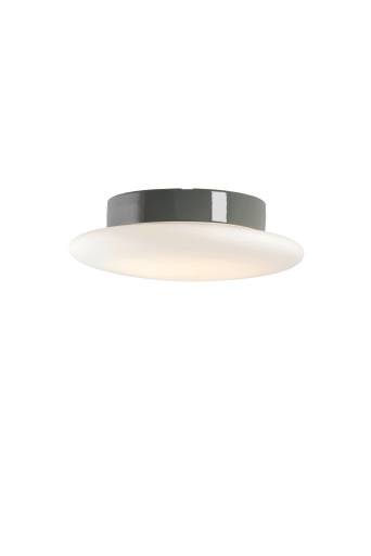 Loft- og Vægarmatur Aton Cairo M grå, mat opal LED 12W 2700K
