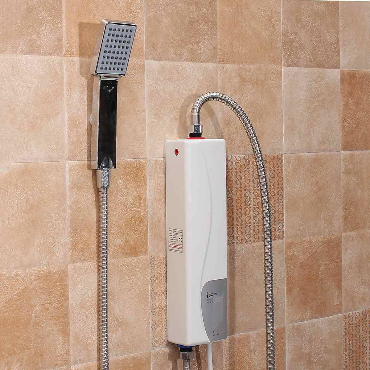 220v 3000w omedelbar elektrisk vattenvärmare mini tanklös momentan varmvattenberedare system för kök badrum