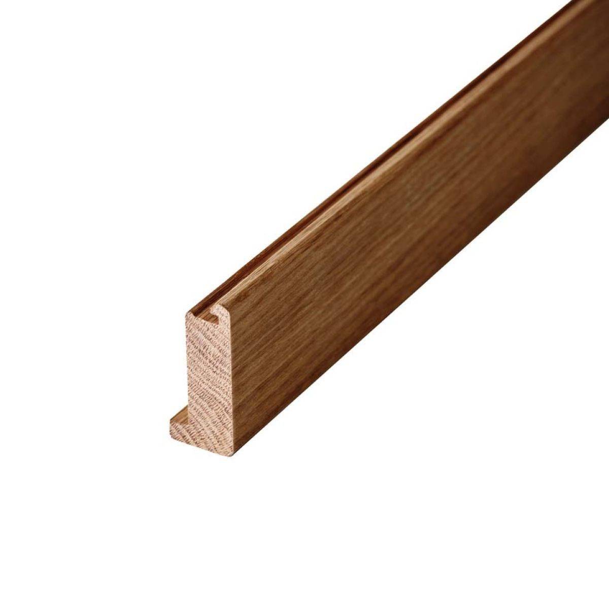 Trappnos Öppen trappa Ek Shadow Brown 1400 mm