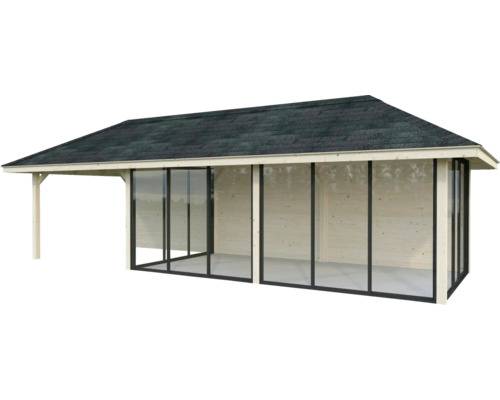 Paviljong PALMAKO Bianca set 518 Slide+ 24,9m² doppimpregnerad