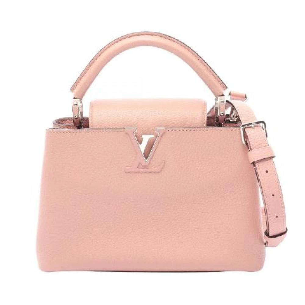 Louis Vuitton Vintage - Pre-owned Capucines BB Taurillon Läderhandväska Vintage - Dam - ONE Size - Läder