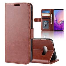 Galaxy S10e Vilo flip cover brun