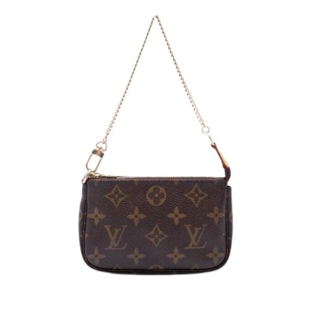 Louis Vuitton Vintage Pre-owned Mini Pochette Accessoires - Vintage - Dame - Brun - ONE SIZE - Uld