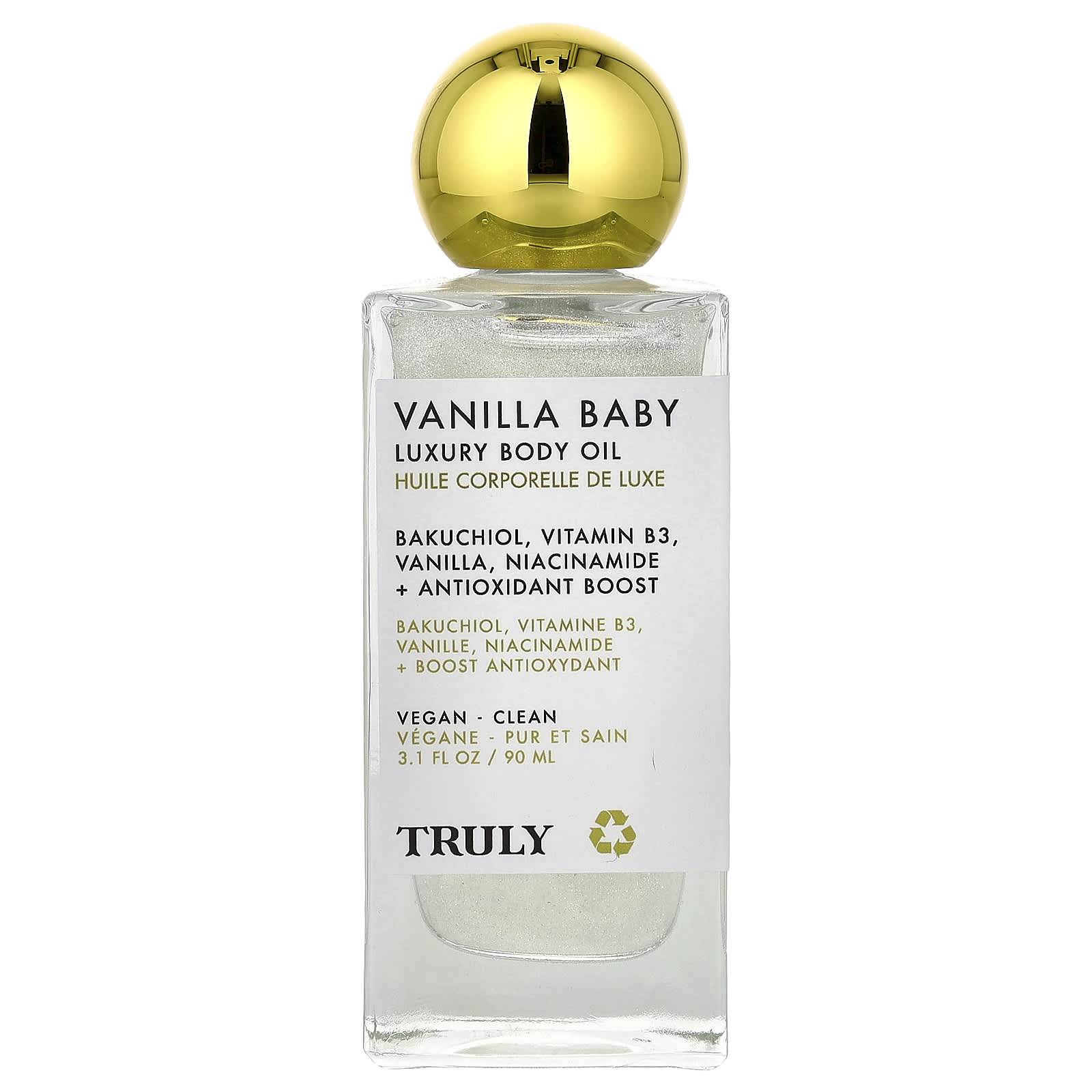 Verkligen Skönhet, Vanilj Baby Lyxig Kroppsolja, 90ml (3,1 fl oz)