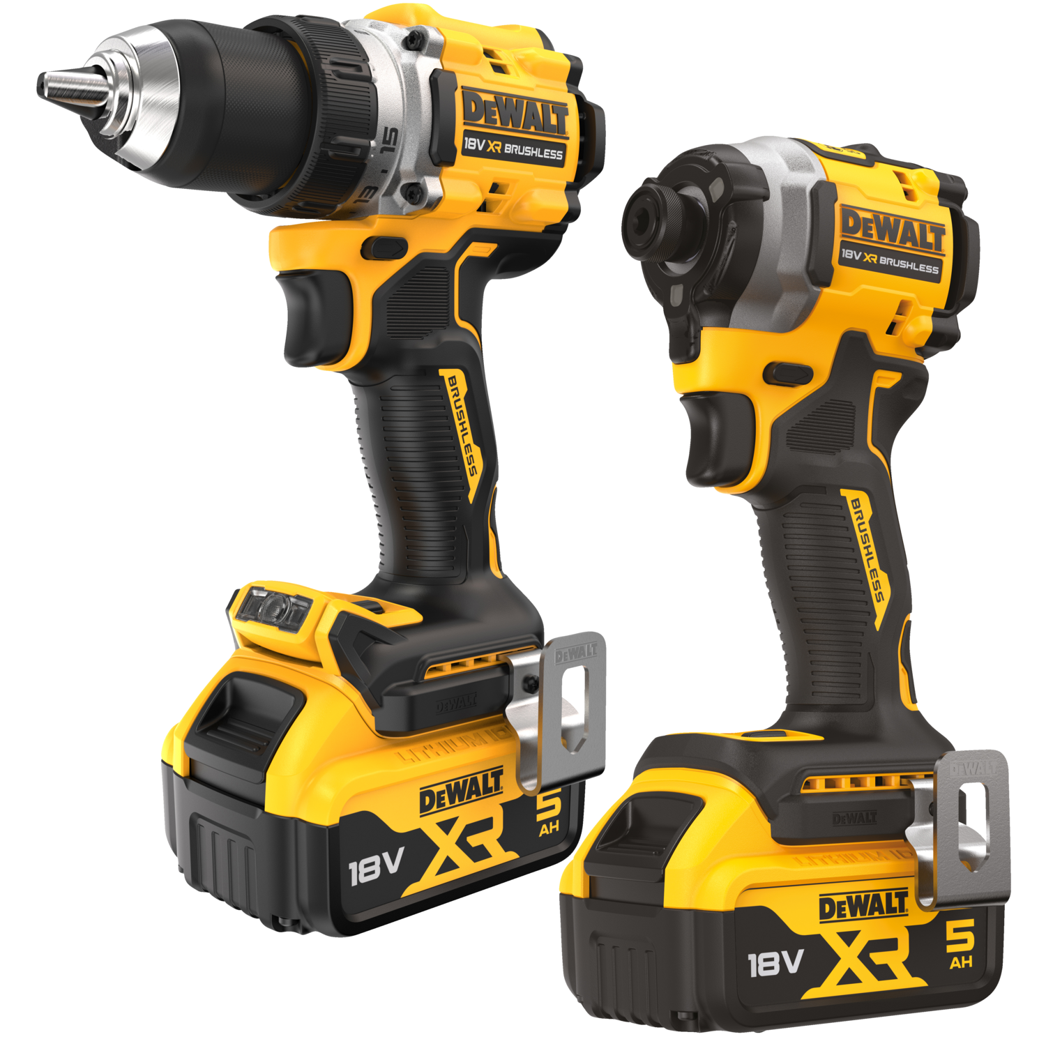 DeWALT boremaskine og slagskruetrækker DCD800P2T-QW /CF850N-XJ