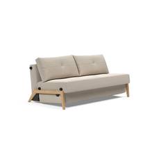 Innovation Cubed sovesofa 160 (612 Blida Sand Grey, egetræ)