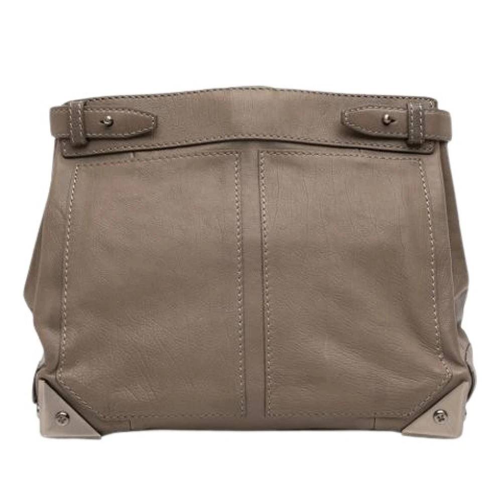 Alexander Wang Pre-owned Pre-owned Adele Clutch - Vintage - Dame - Brun - ONE SIZE - Læder