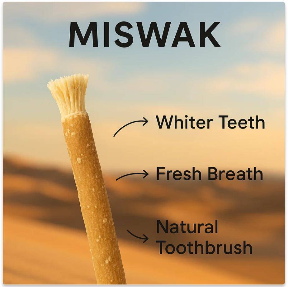 Antik Miswak Tandborste 1st Växtbaserad rengöringstandborste för att rengöra tänder med antik metod orange