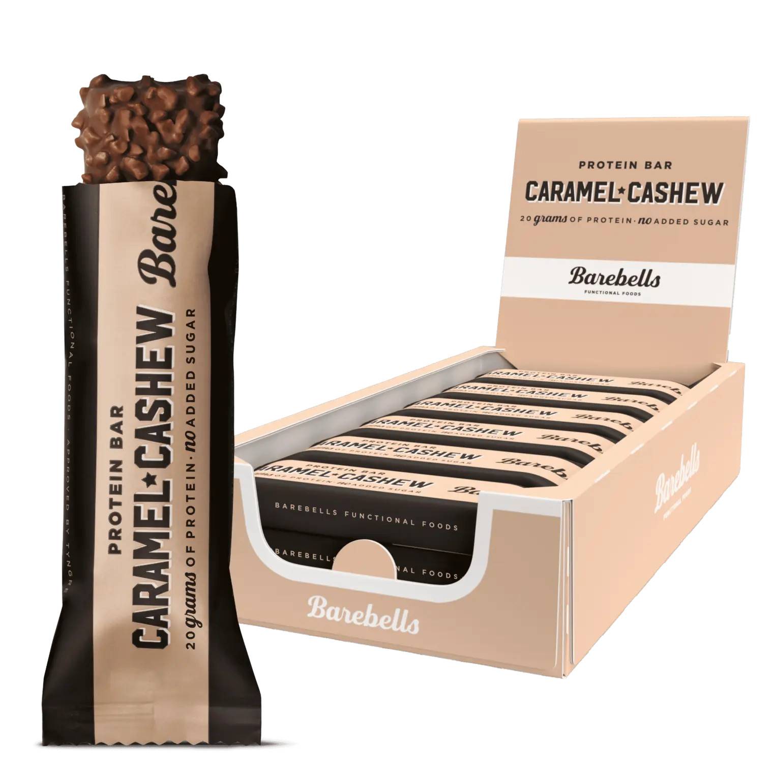 Barebells Protein Bar - Caramel - Cashew (12x 55g).