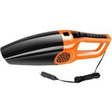 Dammsugare 5m sladd bil 12v mini handhållen våt torr liten auto rengöring - orange