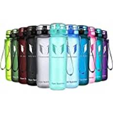 Super Sparrow Sport Vattenflaska - 1000ml - Giftfri BPA-Fri och Miljövänlig Tritan Co-polyesterplast - för Löpning, Gym, Yoga, Utomhus och Camping
