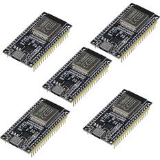 AZDelivery 5 x ESP32 NodeMCU Modules WLAN WiFi Dev Kit C Development Board with CP2102 and USB-C Connection | ESP 32 ESP32 Wroom 32 | Compatible with Arduino and Including eBook!