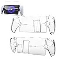 JOYSOG PlayStation Portal Skin, halkfritt skyddsfodral för PlayStation Portal Remote Player, skyddsfodral och skärmskydd (PS5-portalskydd + skärmskydd)