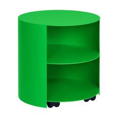 Hem Hide sidobord Ø38x41 cm Pure green textured - Grön