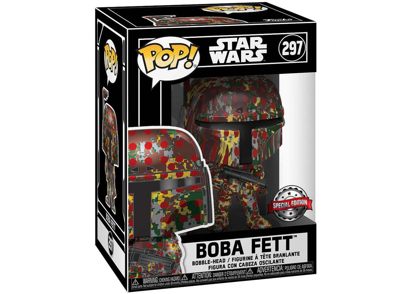 Funko Pop! Star Wars x Futura Boba Fett Special Edition Figure #297 - One Size