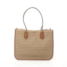 Michael Kors Pre-owned, Pre-owned, Dame, Beige, ONE SIZE, Pre-owned Canvas totes