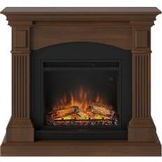 Tagu Magna Electric Fireplace - Premium Walnut Complete Suite EU Plu